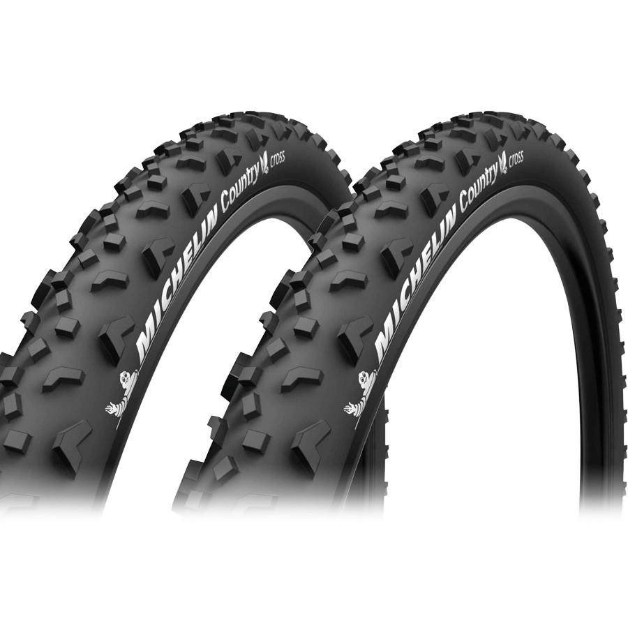 MICHELIN自行车外胎26&ldquo;不折叠防滑大颗粒钢丝强抓地力山地车轮胎