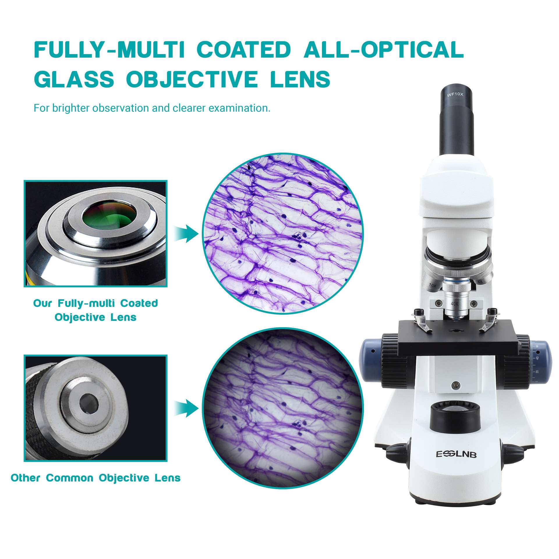 单目光学生物显微镜看精子螨虫初中生学生中学生专用1000倍家用
