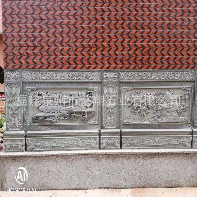 供应祠堂寺院外围墙石雕浮雕边 花鸟博古图案 室外装饰雕刻影雕,纺织面料/辅料/配套,纺织机械配件,淘宝优惠券,粉丝福利购,淘宝优惠卷