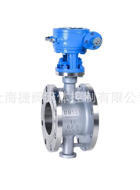 D343W-16P耐高温与腐蚀全不锈钢304涡轮驱动硬密封法兰连接蝶阀