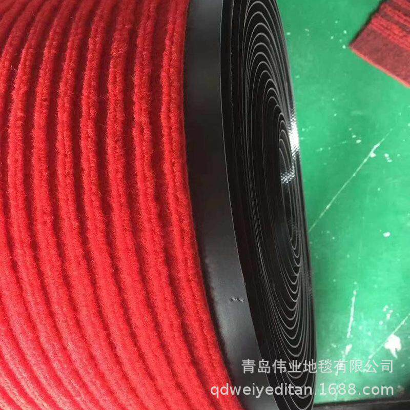 pvc复合双条纹地毯地垫 入户户外门垫防滑地垫 浴室防滑地毯