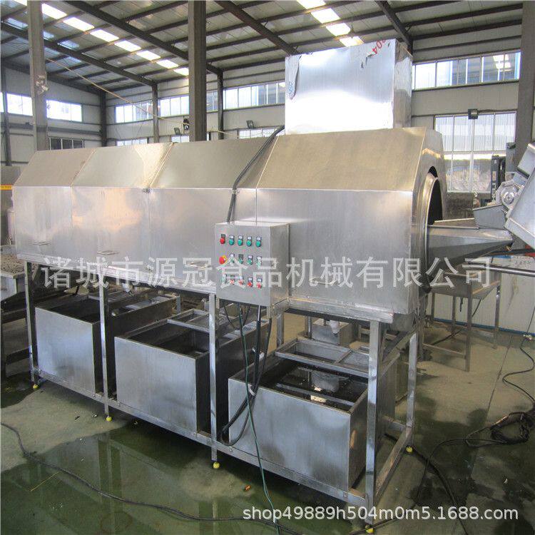 滚动清洗机多功能咸菜软包装袋滚筒清洗机全自动螺旋式毛刷洗袋机