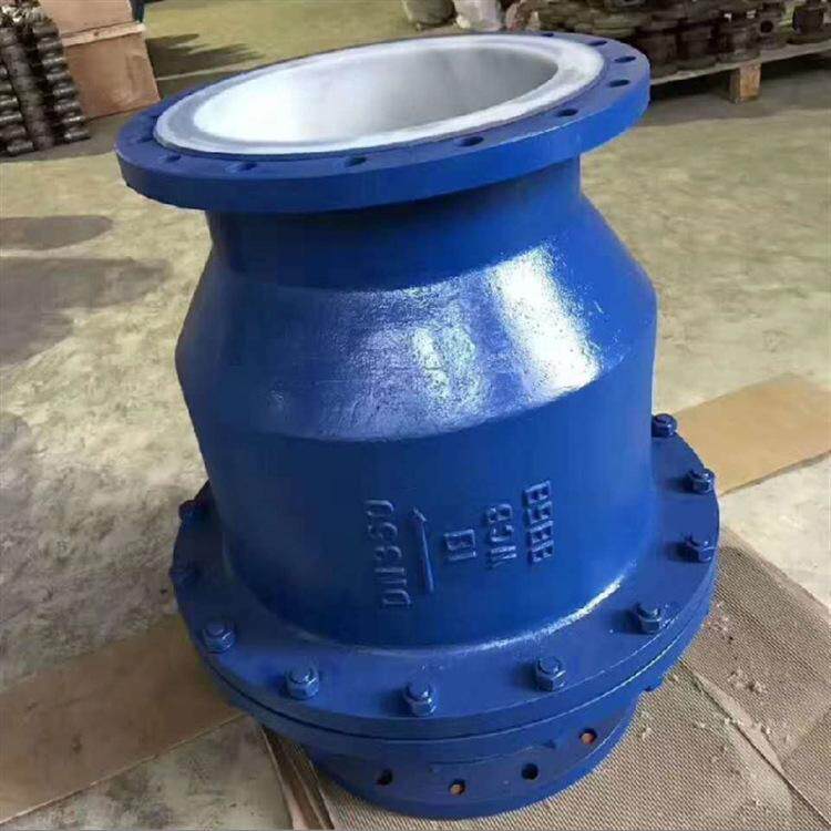 厂家供应污水用滚球式沟槽球型止回阀HQ81X沟槽橡胶瓣止回阀DN100
