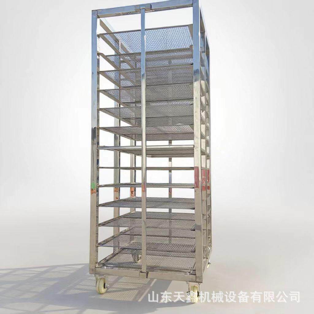 供应上海不锈钢食品周转车架子车馒头包子架子车食品厂用周转车