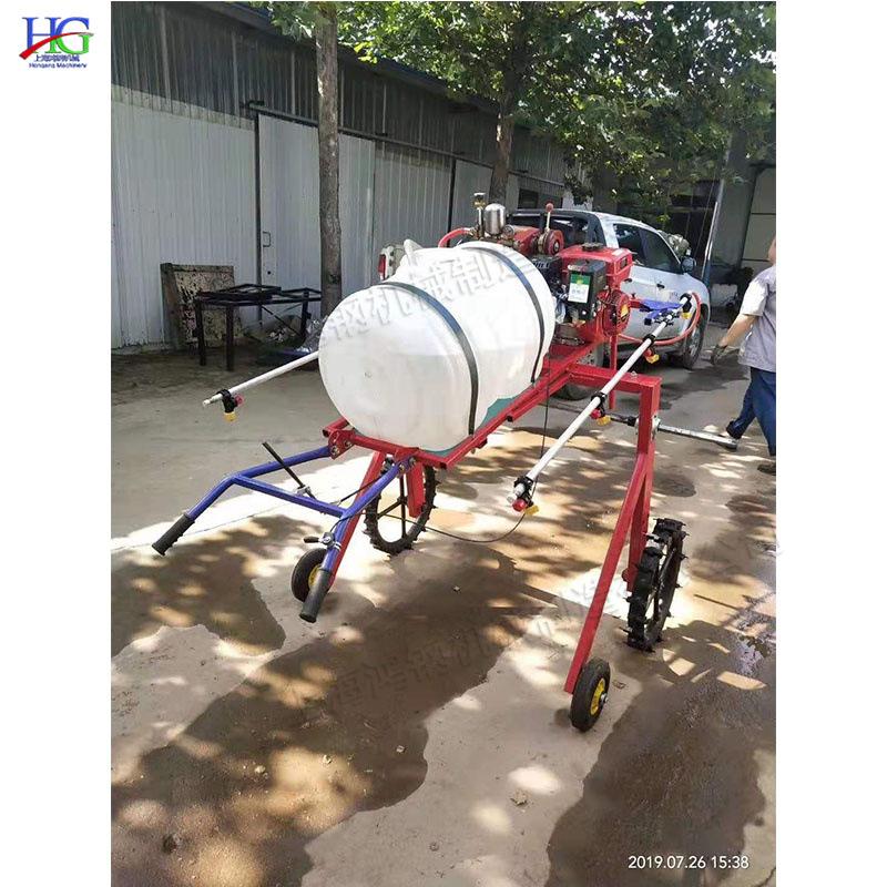 农作物园林植物喷药机 自走式手推打药机 汽油机带动手推式喷雾机