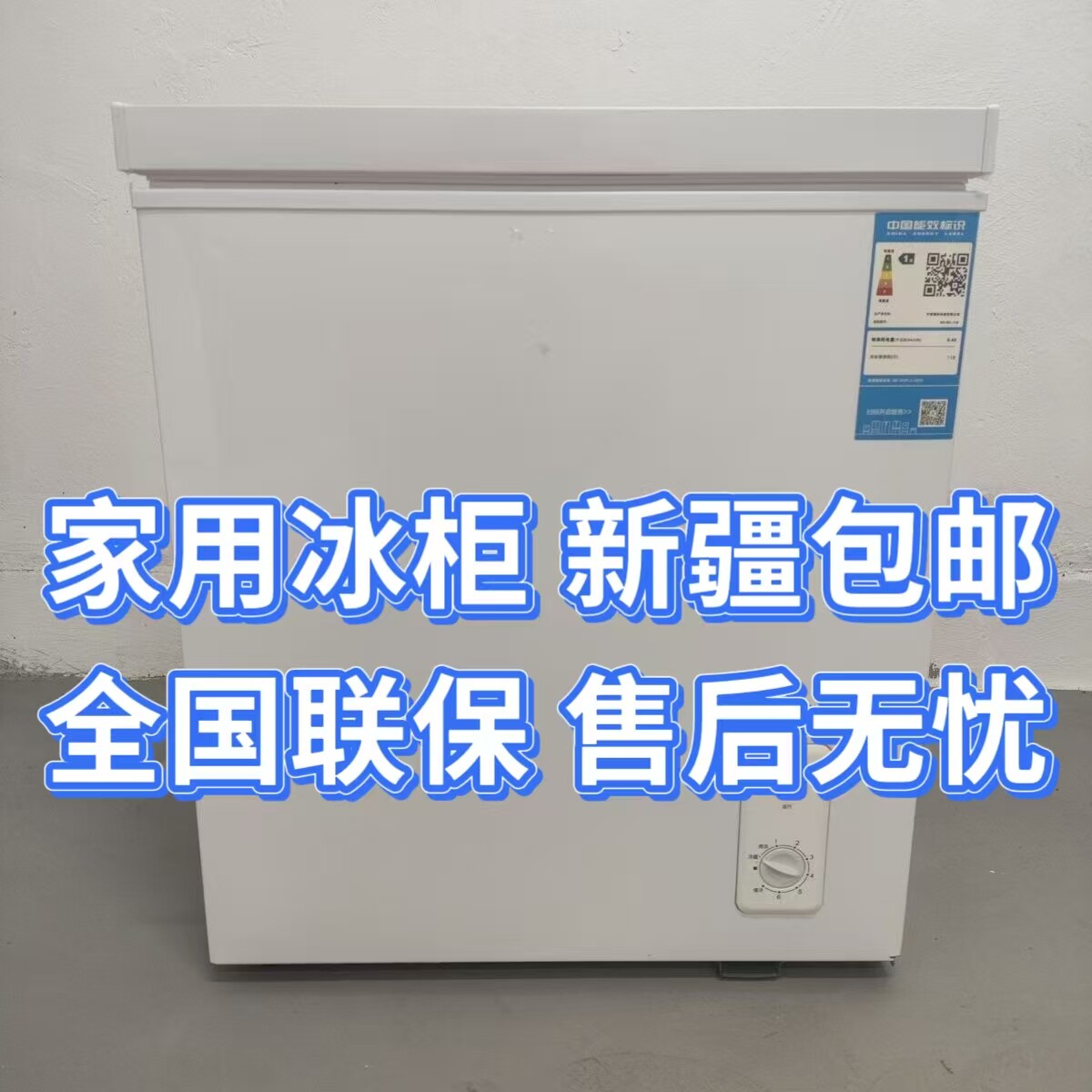 志高【新疆包邮】小冰柜家用节能速冻冷冻冷藏双门两用囤货冷柜