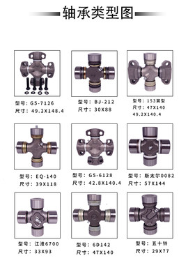 万向节十字轴承22X55 22X59.6  22.5X57 24X63 24X62 23.82X61.3