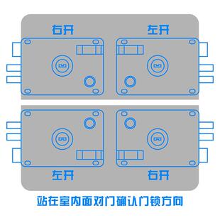 包邮老式外装门锁防盗门锁木门铁门锁宿舍门锁大门锁仕安锁9228锁