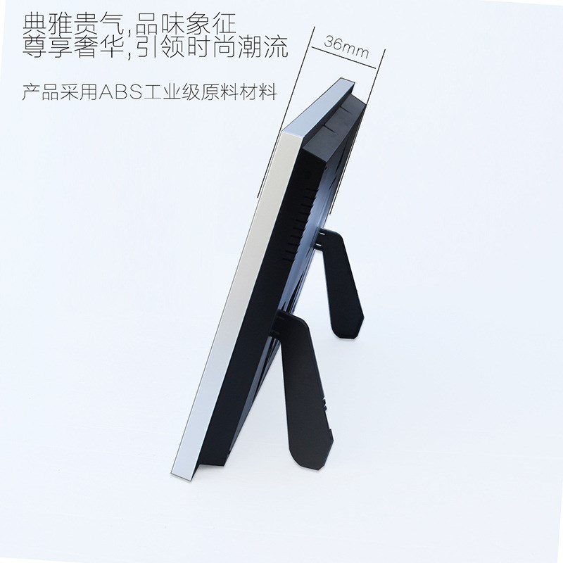 新款大堂挂钟居家时尚客厅创意挂钟挂历静音时钟数显大屏创意钟表