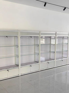 定制玻璃展示柜子透明礼品样品展示柜模型模型产品奖品化妆品货架