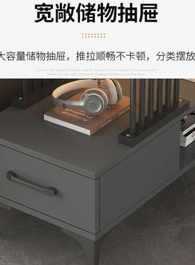 沙发边现边柜轻奢侧柜36652客厅边置几桌夹缝物角几简约代窄边柜