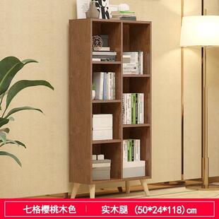 简易书架书落地置架学生书格柜组物GMC合简约现代书柜橱多柜储物