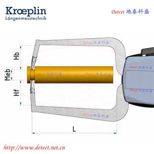 D220S 指针外径卡规 德国kroeplin 带表外卡规 机械外卡钳 外卡规
