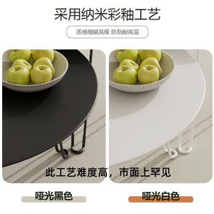 现代可叠小茶家约用客厅简户外茶桌客厅耐摔桌子OUC钢折几化玻璃