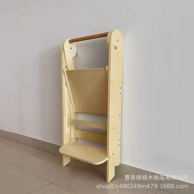 厂家塔直供儿童踏凳厨房帮脚手洗手台阶凳可叠蒙K1氏洗折漱学习现