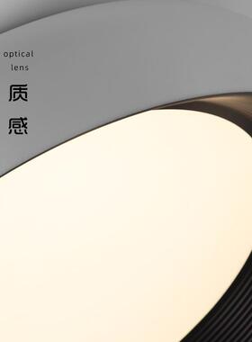 中灯具光谱意式极简全吸顶灯YH2390卧室山房黑间现代简约色创意过