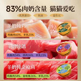 多特思猫咪主食罐头小鸟胃餐盒幼猫羊奶糕粮猫罐头营养湿粮金饭碗