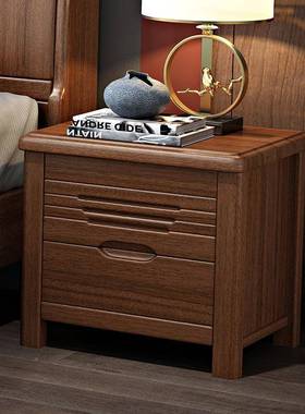 胡桃木8实木床双人床1.现代中式1.5米HC-01#济型主卧婚床经卧米室