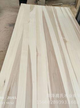 木直拼板杨木杨板可炭化实处大理漂白板实木家060801具衣柜用板木
