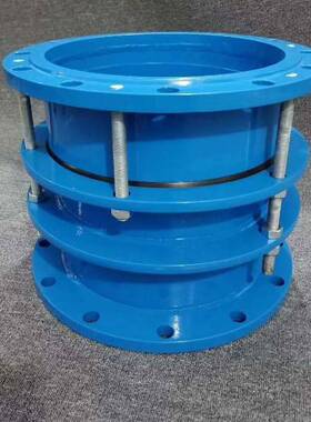 现货vssja-2/B2F 双法兰限位伸缩节 水厂钢制定位杆伸缩器dn100