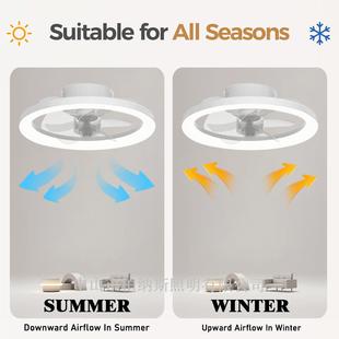 热销款 吸顶风扇灯04cmKDZ小尺风寸卧室风灯中山扇扇灯