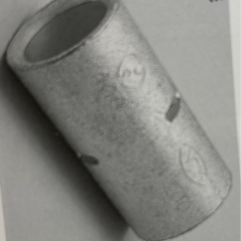 铜丝用裸压接套管B形B100 B150B180简单实用活动中