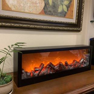 仿真火焰灯新款火苗灯3d火焰壁炉氛围灯摆设客厅电子火炉玄关摆件