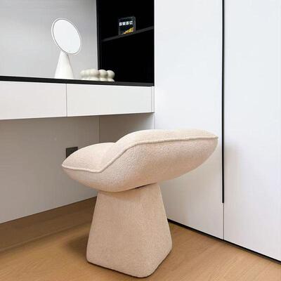 实木化妆凳妆单人懒人卧沙可5Mmma26x旋转家用餐椅室梳凳新款简发