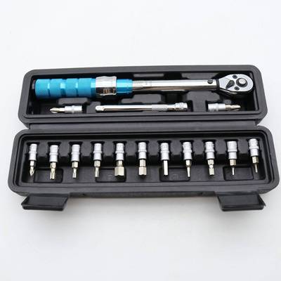 1/4自32463行力高扳手套装精扭度预置式小飞可调车节小型扭矩棘轮