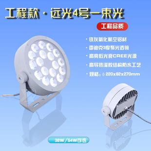 厂家直供射灯led大功率RGB圆形室外防水车轮照树灯公园景观高亮