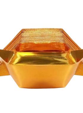 加厚元宝半成品切角4000个金纸银纸五彩印字厂家直销包邮折纸