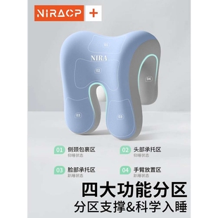 ?办公室椅头枕午睡电脑椅子加高头靠椅背颈枕工位午休坐着仰睡神