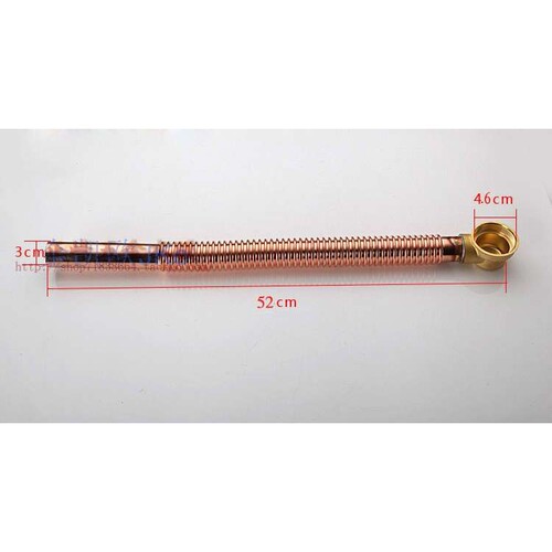 通用浴缸排水管 浴缸直排横排下水管 波纹移位管 紫铜浴缸排水管
