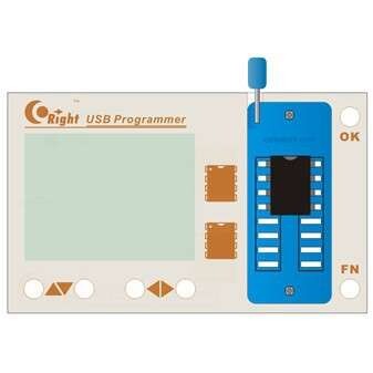 SkyPRO II 脱机编程器 24 25 93 SPI FLASH AVR STM32 STM8烧录器