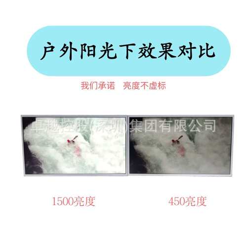 15.6寸1200流明液晶屏 高亮显示器工业宽温-20+70℃ 户外清晰可见