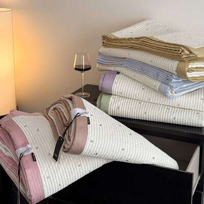 CELLING韩式双面莫代尔天丝星月床盖三件套