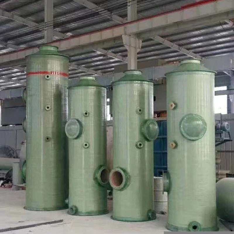 玻璃钢脱硫塔酸雾洗涤塔锅炉废气除尘收尘器砖窑厂空气净化设备