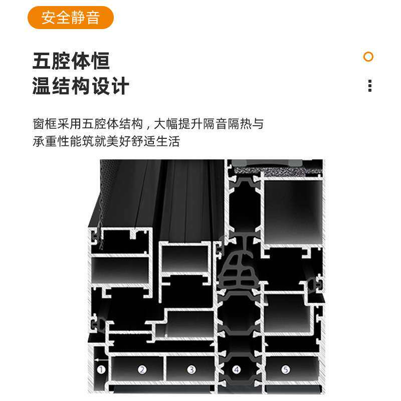 跨境封阳台隔音门窗断桥铝合金家用客厅窗户卧室阳台封窗厂家直供