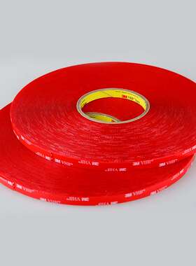 3M3MVHB双面胶丙烯酸泡棉双面胶带4910超薄亚克力透明车用固定胶