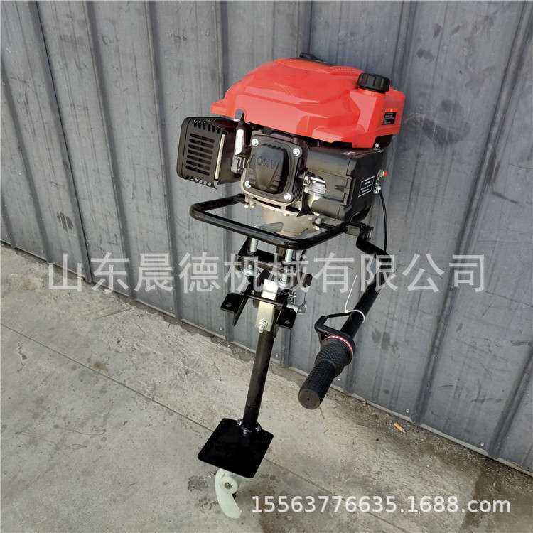 鱼塘小型汽油挂桨机 196船用挂7马力玻璃推进器
