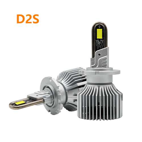 U型铜管D1SLED灯泡D2RD3SD4RD4S汽车led大灯D8S无损安装汽车大灯