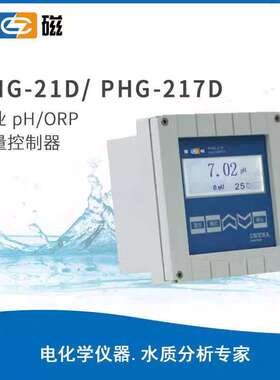 上海雷磁PHG-21D型工业pH计ORP计在线PH计酸度计 水质PH测定仪