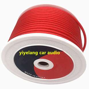 厂家直供汽车音响电源线 2GA 4GA 8GA 6GA 10GA红色功放电线地线
