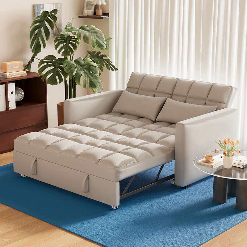 折叠式单人沙发床可坐可躺家用小户型客厅可抽拉伸缩沙发靠背椅子