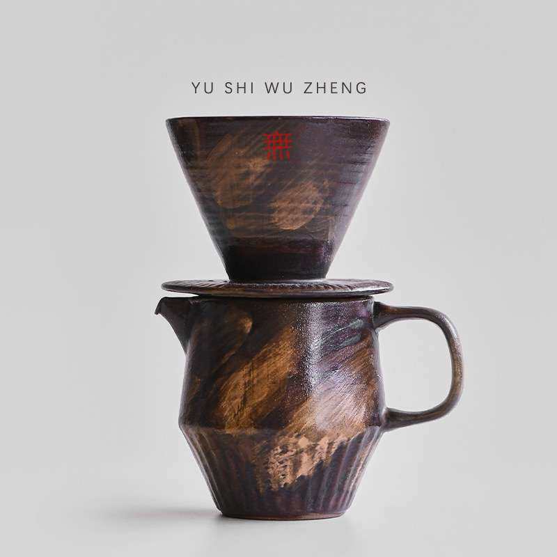 赤贫风手冲咖啡具套装 粗陶粉引手作创意分享壶V60滤杯陶瓷咖啡器,玩具/童车/益智/积木/模型,遥控车升级件/零配件,淘宝优惠券,粉丝福利购,淘宝优惠卷