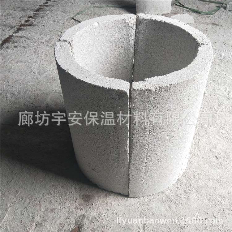 瓦壳保温管 管道保温用珍珠岩瓦 珍珠岩保温管 永清保温管厂家