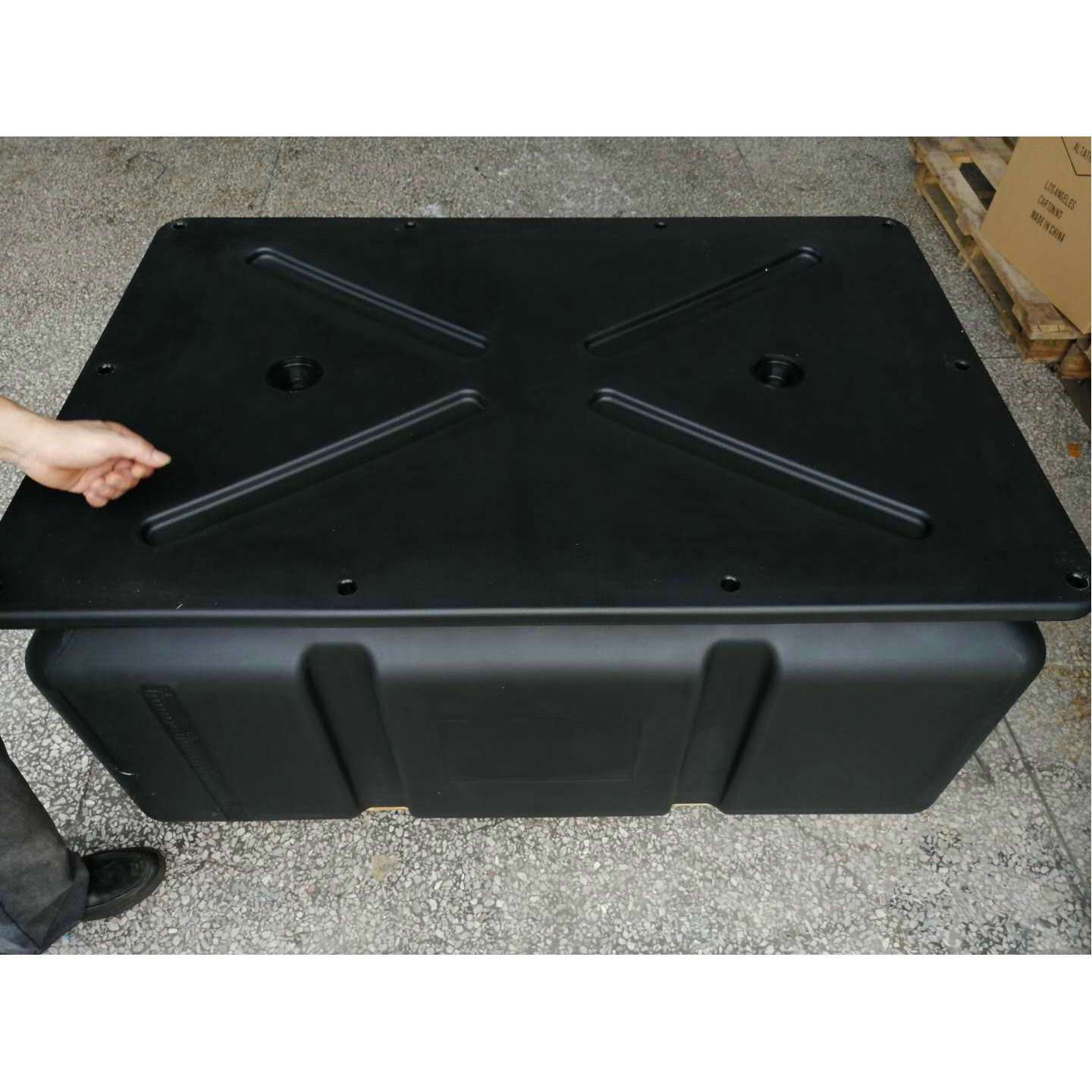 滚塑浮箱1200*800*600mm水上工程游艇平台浮箱铝合金模具