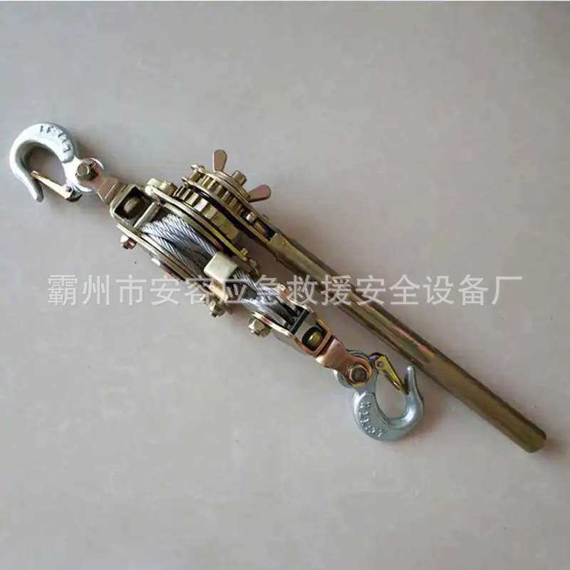 棘轮紧线器日式紧线器多功能荷蒂机钢丝绳手板葫芦工业双沟拉紧器