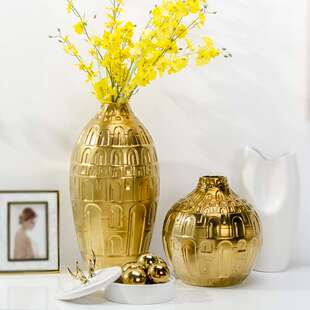 落地大花瓶 ceramic vase flower vase样板间售楼部装饰陶瓷花瓶