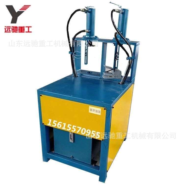 阳台护栏焊接切弧机 3kw液压冲孔机 圆管方管打孔设备